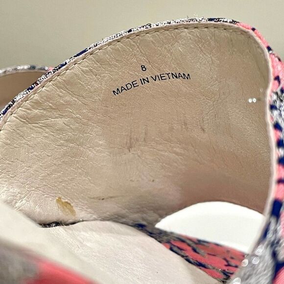 Jeffrey Campbell Floral Block Heel Sandals - Size: 8 - Picture 6 of 10